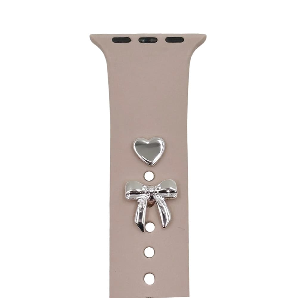 Pin Charms-klokkearmbånd til smartklokke - Sølv