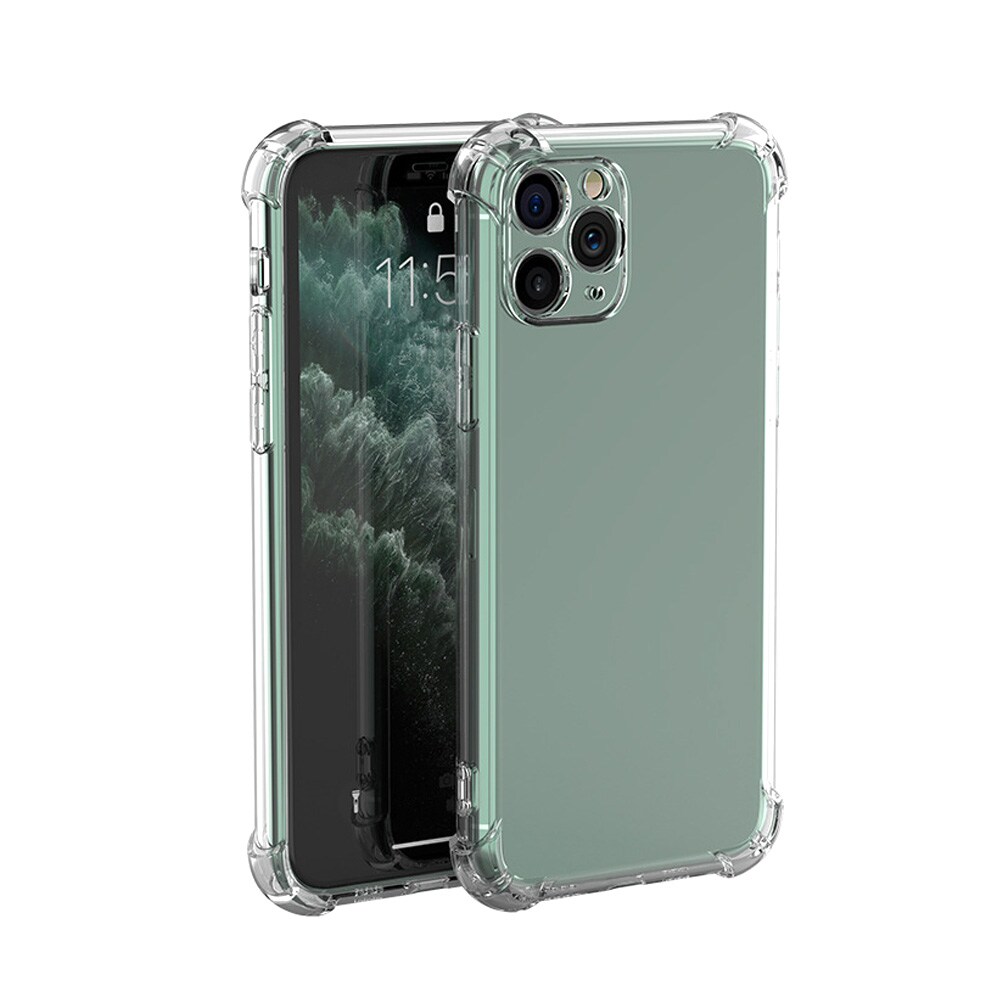 Støtsikkert deksel til iPhone 17 Pro Max – Gjennomsiktig