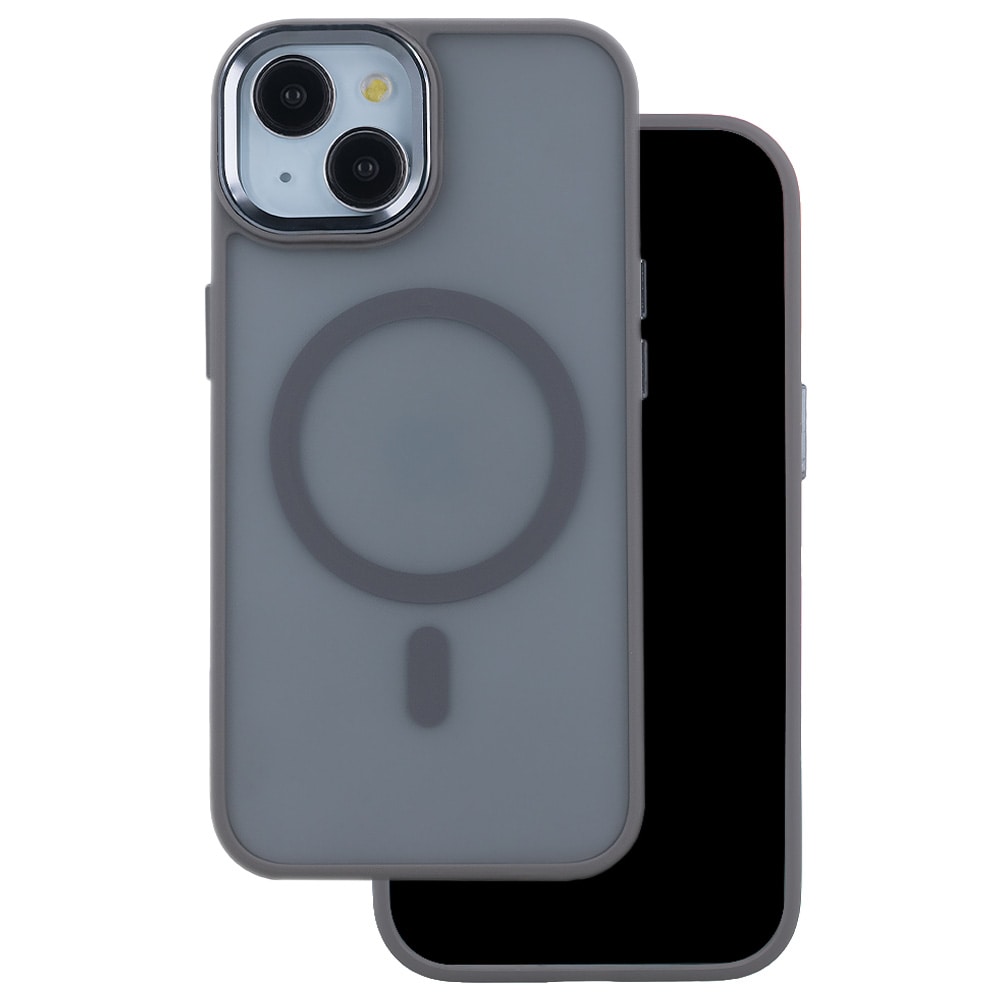 Frostet MagSafe-deksel for iPhone 17 Pro Max – Grå