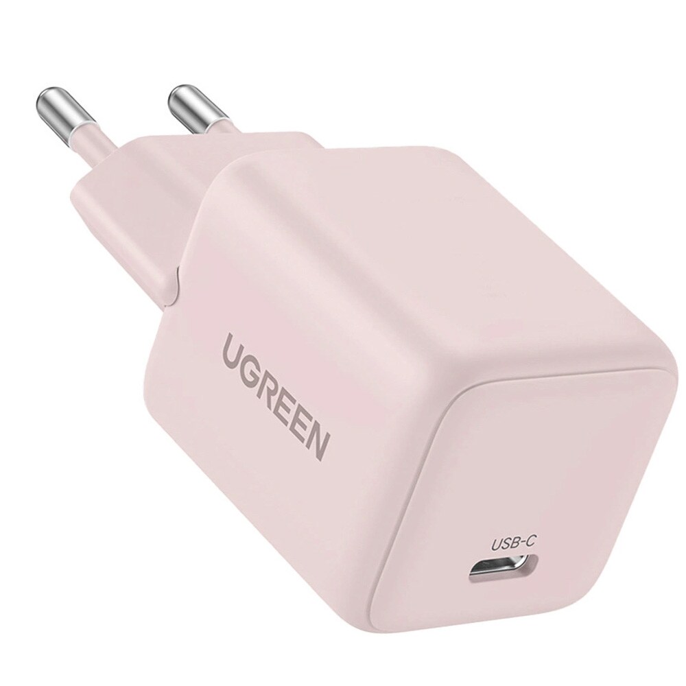 Ugreen GaN 20W USB-C-lader - Rosa
