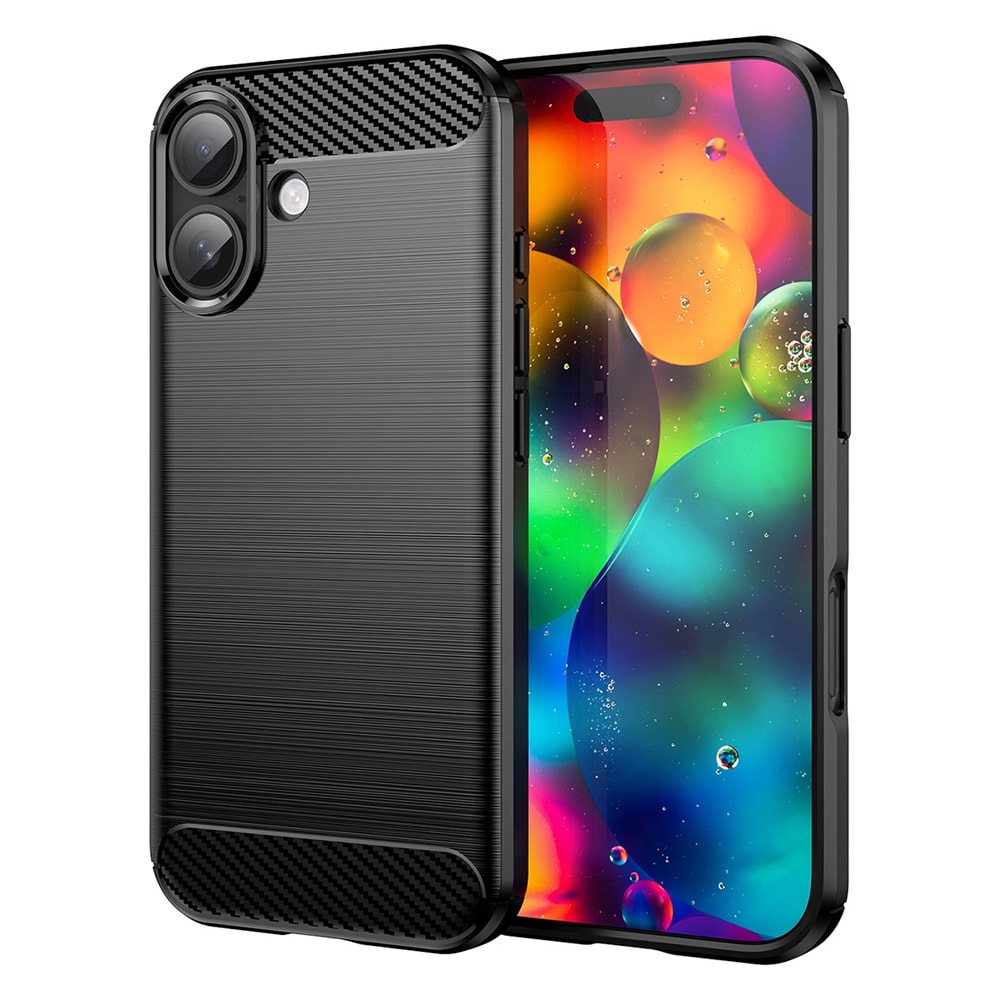 Svart deksel til iPhone 17