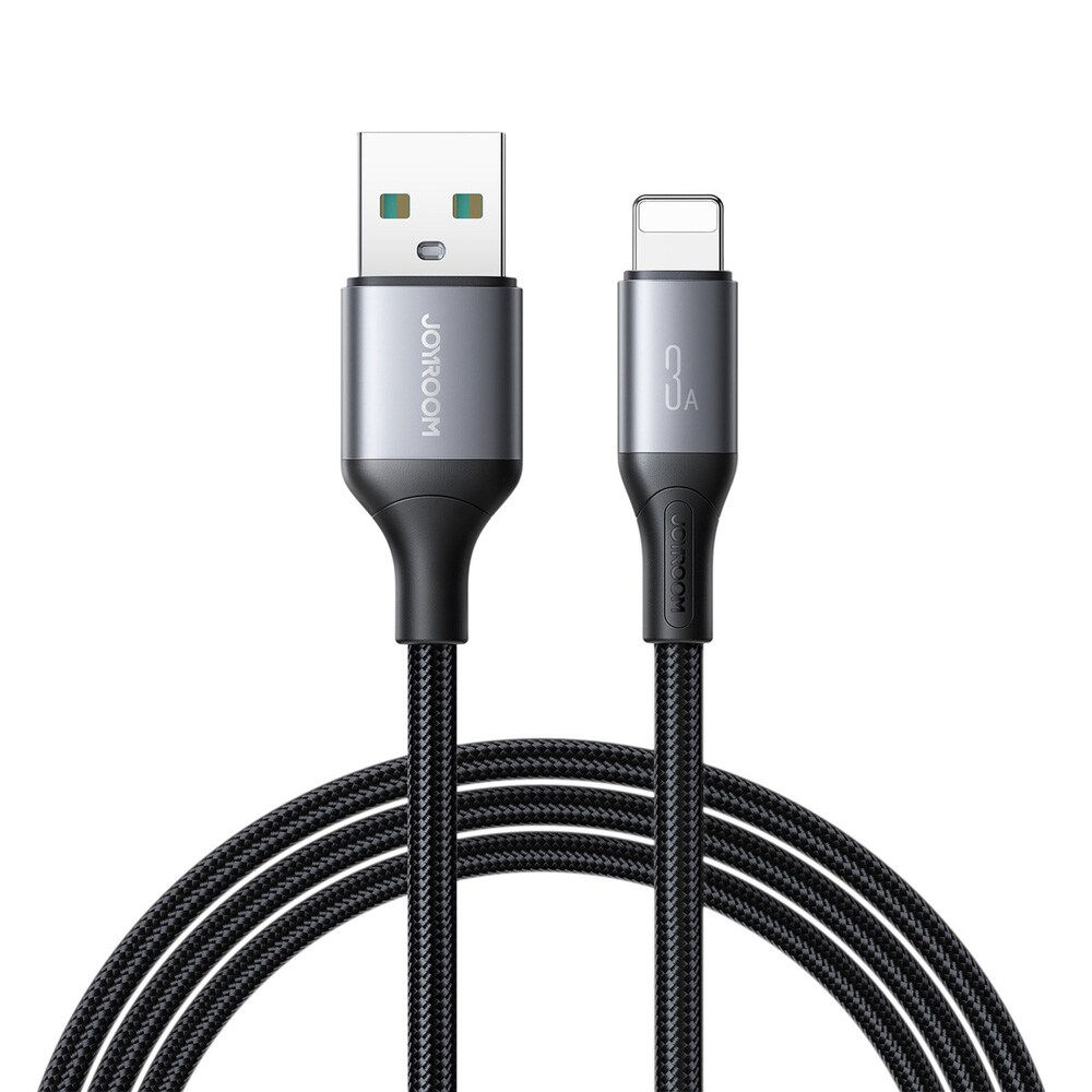 Joyroom USB-kabel 3A USB-C til Lightning 2m - Svart