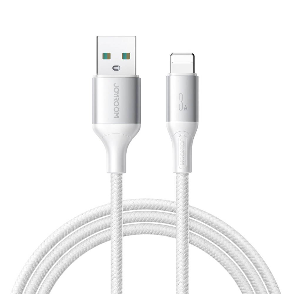 Joyroom USB-kabel 3A USB-C til Lightning 2 m - hvit
