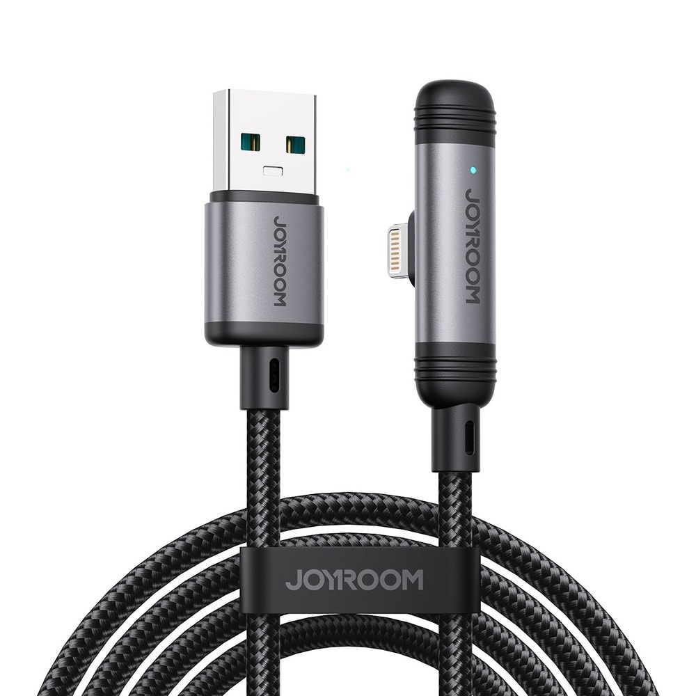 Joyroom EnjoyX Series USB-kabel USB til Lightning 3A 1,2 m - Svart