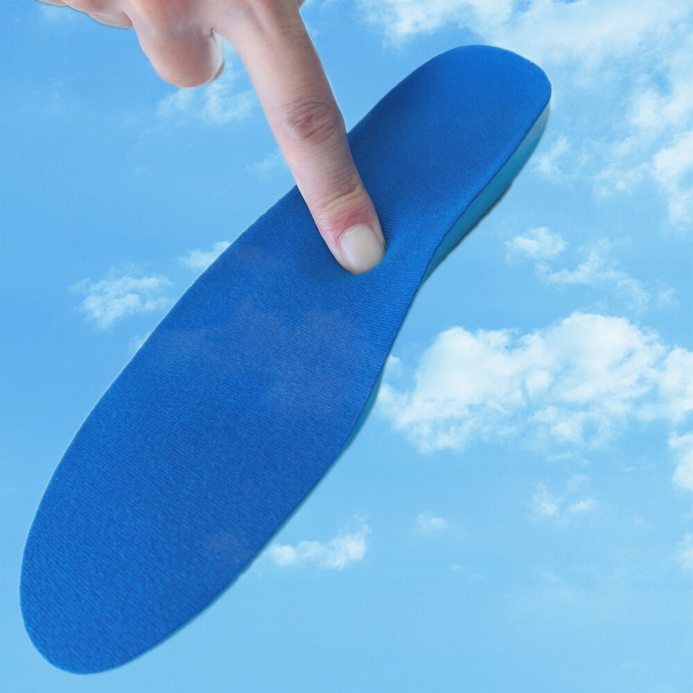 Innleggssåle med AirTag-holder 155–170 mm – Blå