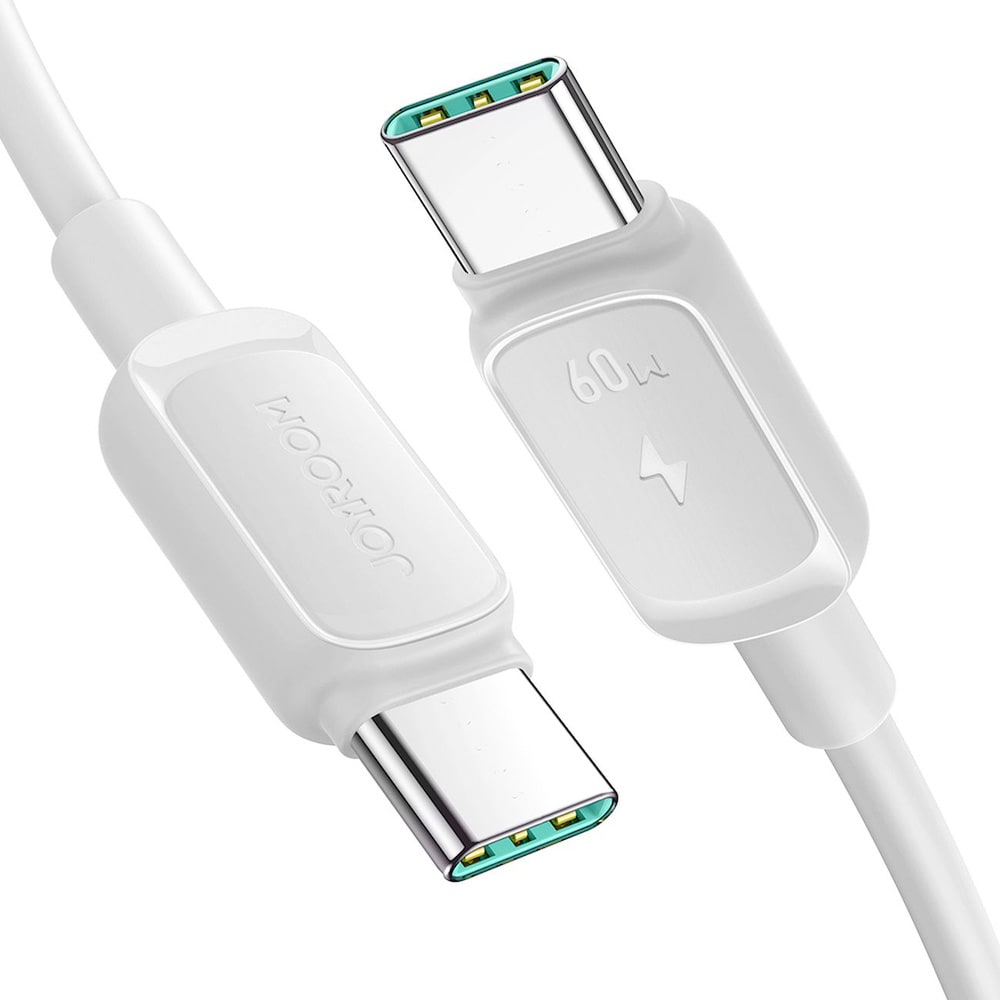 Joyroom USB-C-kabel 60 W 1,2 m - Hvit