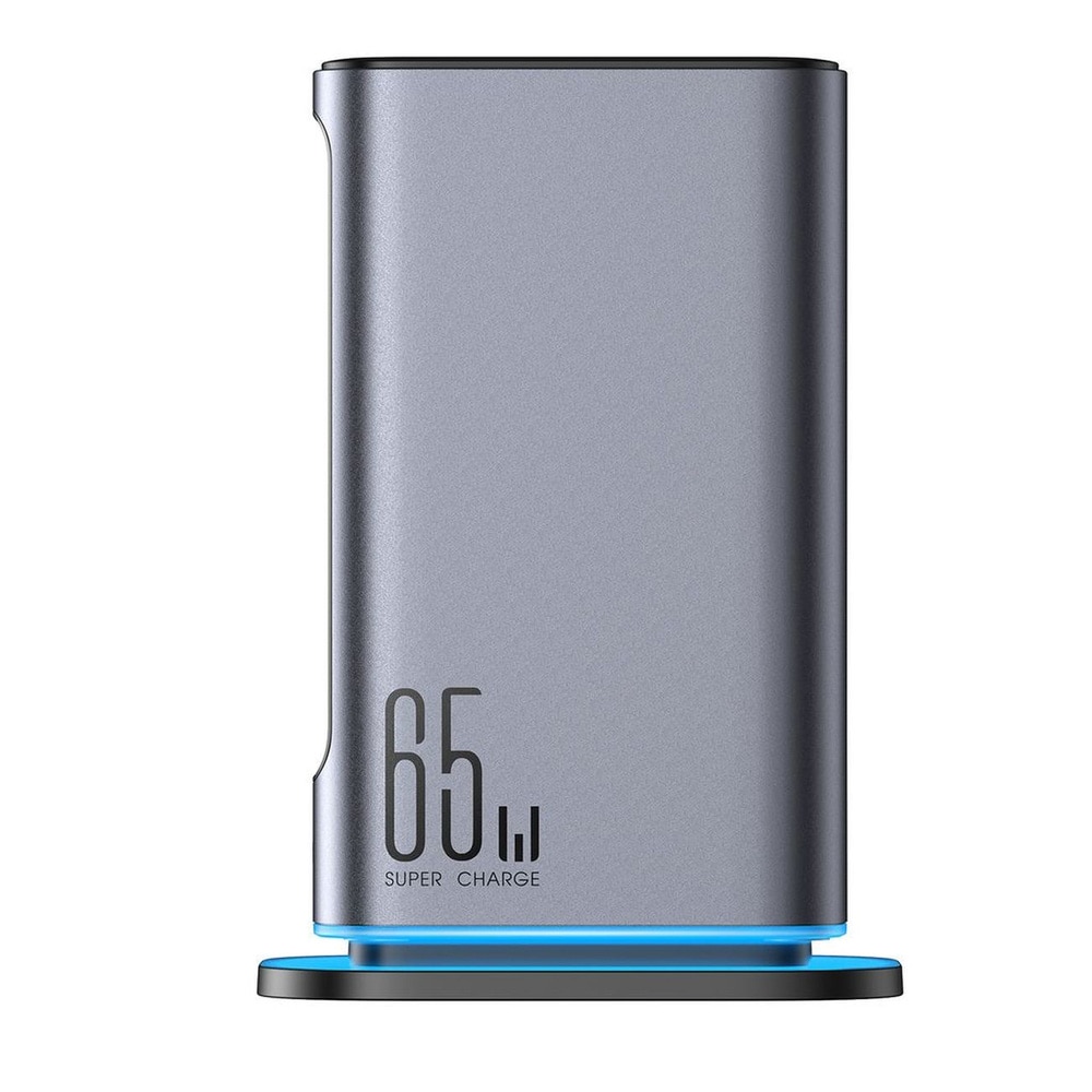 Joyroom GaN 65W ladestasjon 4xUSB-C + 2xUSB-A - Grå