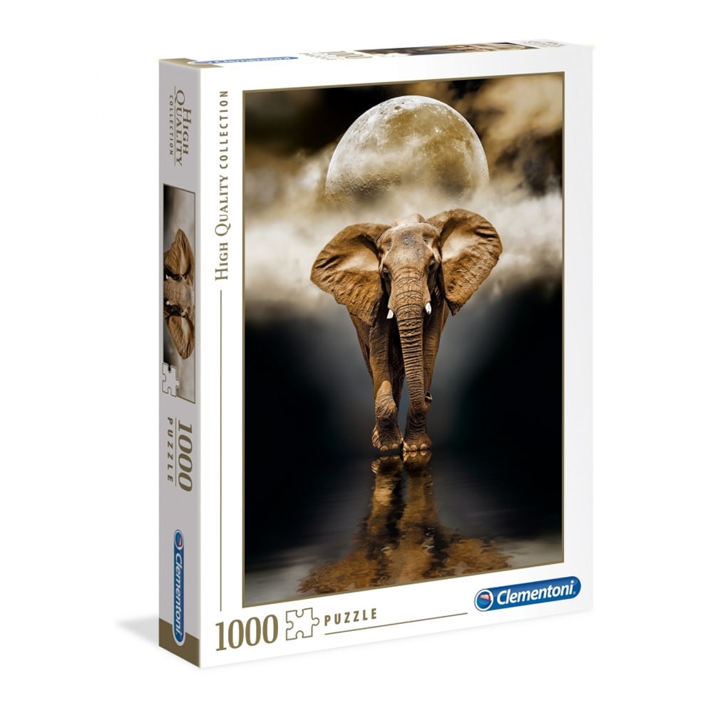 Puslespill 1000 brikker Elefanten
