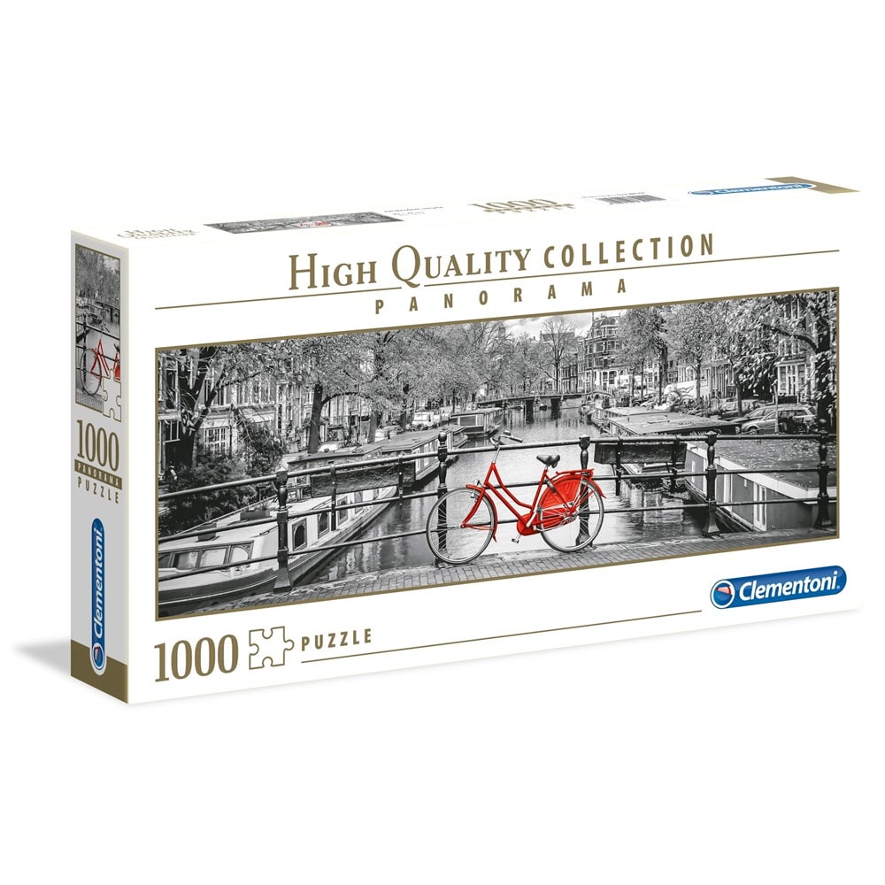 Puslespill 1000 brikker - Amsterdam Bicycle Panorama