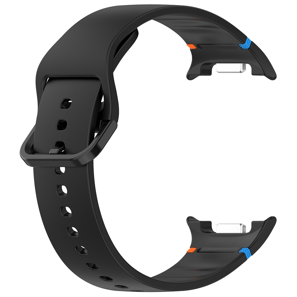Silikonarmbånd for Samsung Galaxy Watch 8 / Watch 8 Classic størrelse L - Svart