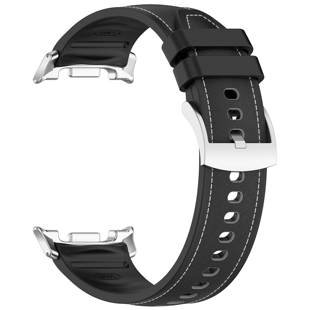 Silikonarmbånd for Samsung Galaxy Watch 8 / Watch 8 Classic - Svart