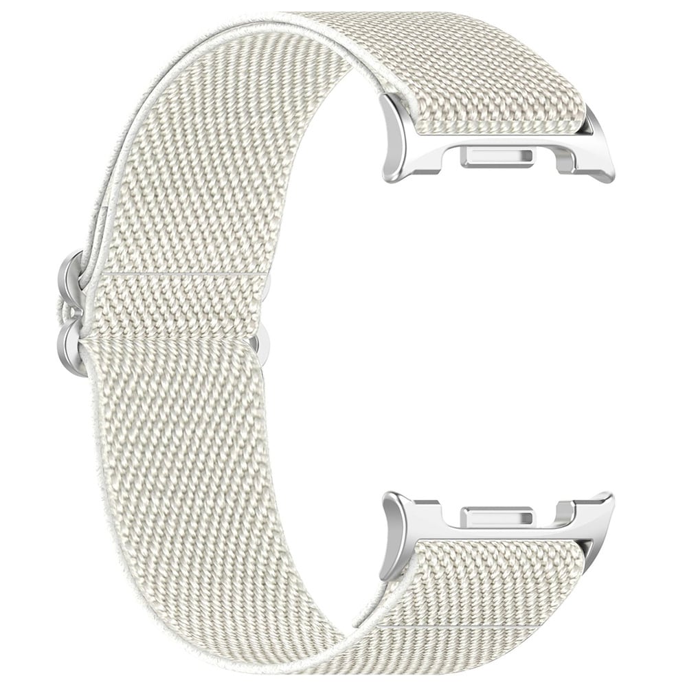 Nylonarmbånd for Samsung Galaxy Watch 8 / Watch 8 Classic - Starlight White