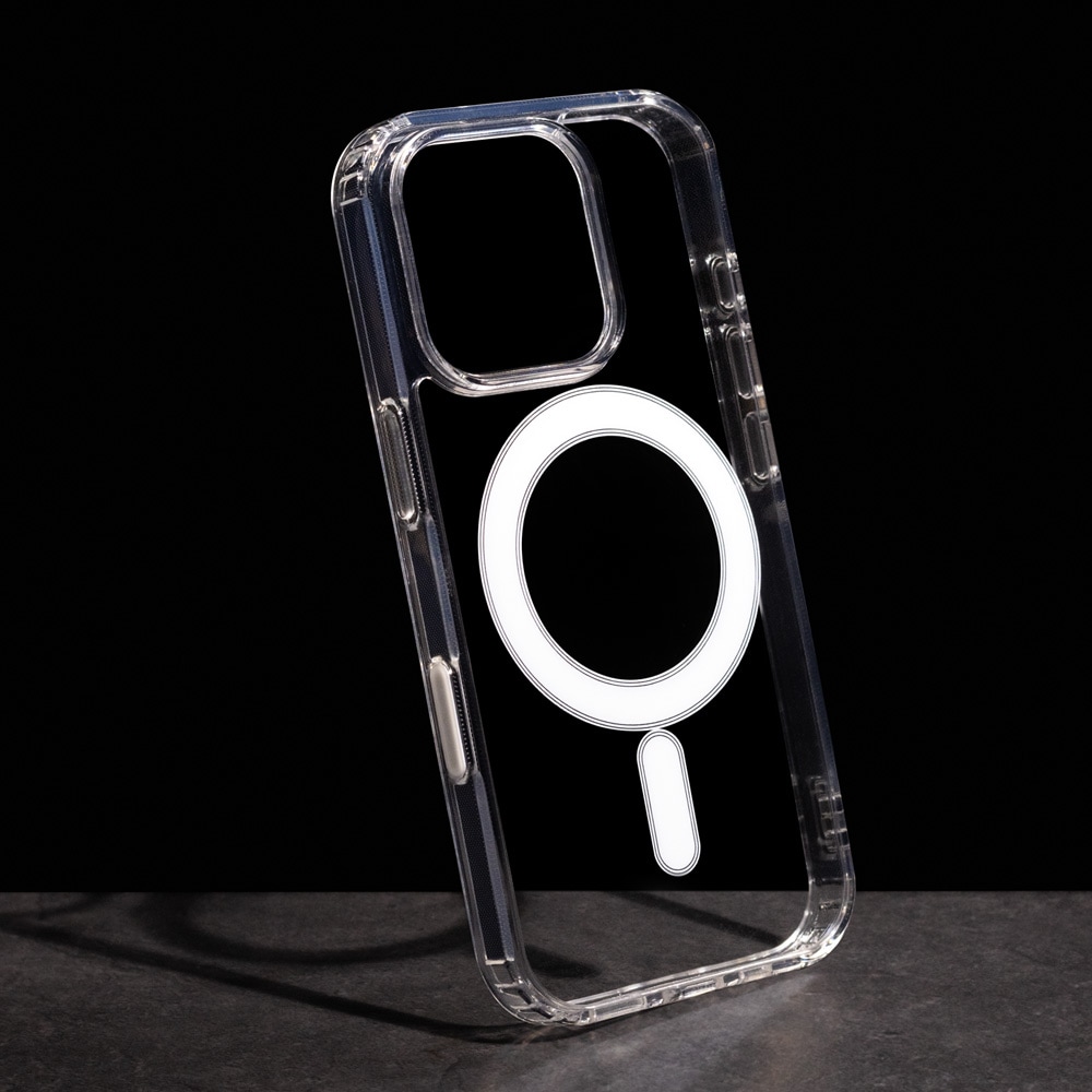 Tynt beskyttelsesskall med MagSafe for iPhone 16 - Klar