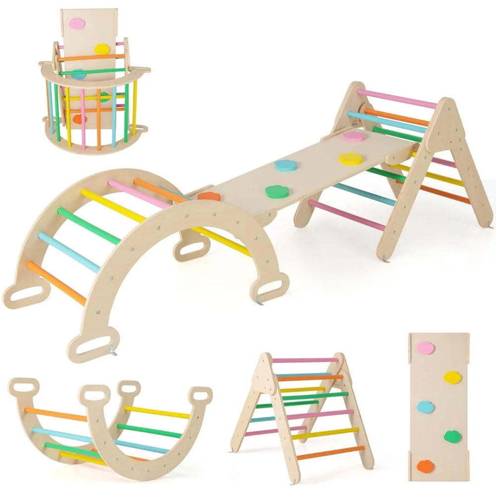 3-i-1 klatrestativ for barn