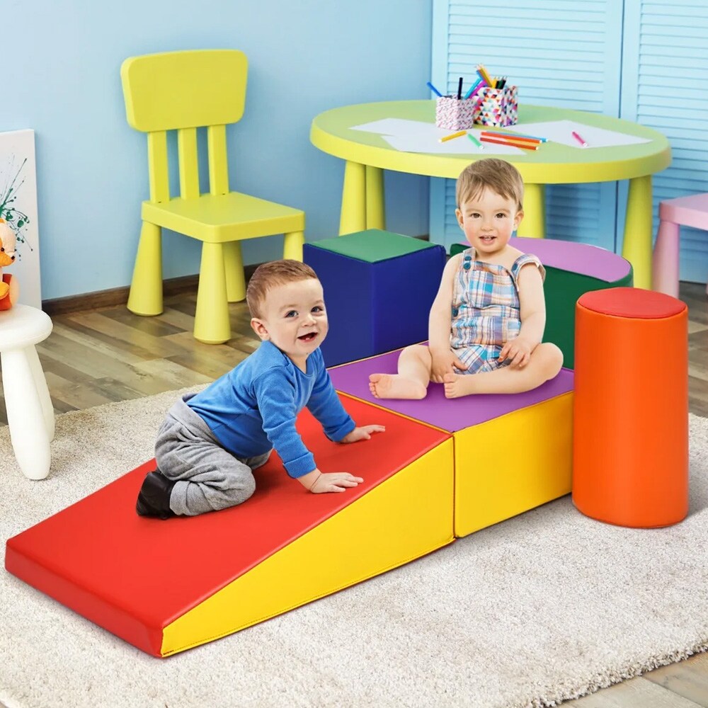 Klatresett i mykt skum for barn 9 måneder–3 år – 5 deler