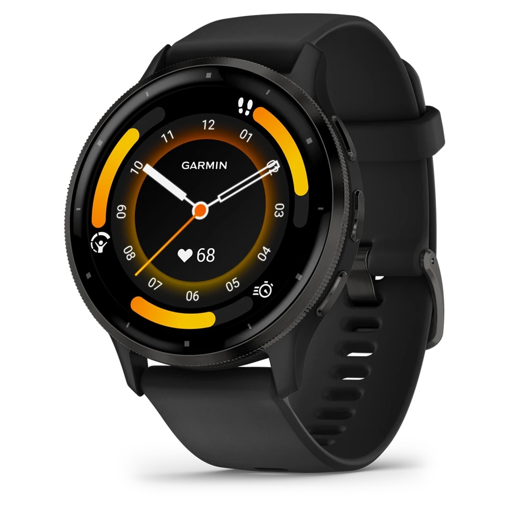 Garmin Venu 3 45 mm GPS-smartklokke med AMOLED-skjerm - skifergrå