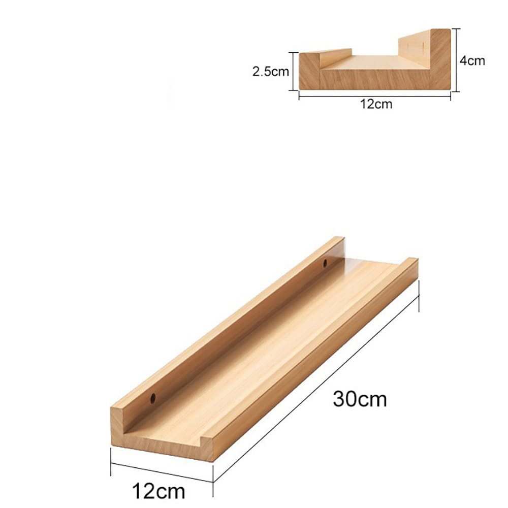 Bildehylle i furu 30cm
