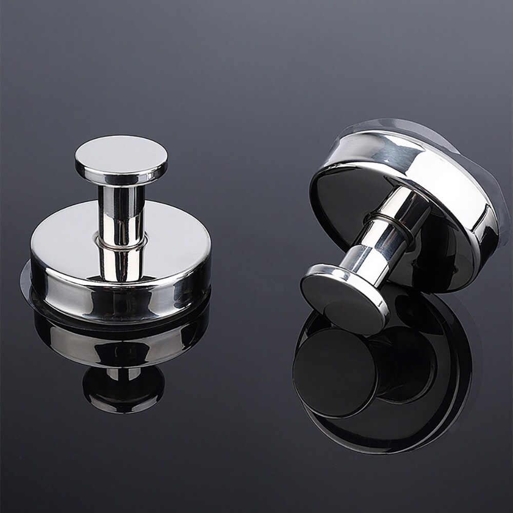 Krok med sugekopp 2-pakning - Shiny Silver
