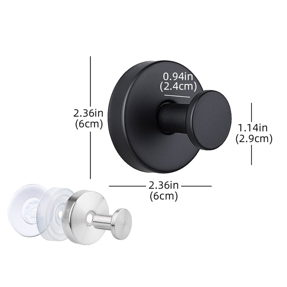 Krok med sugeplugg 2-pk - Svart