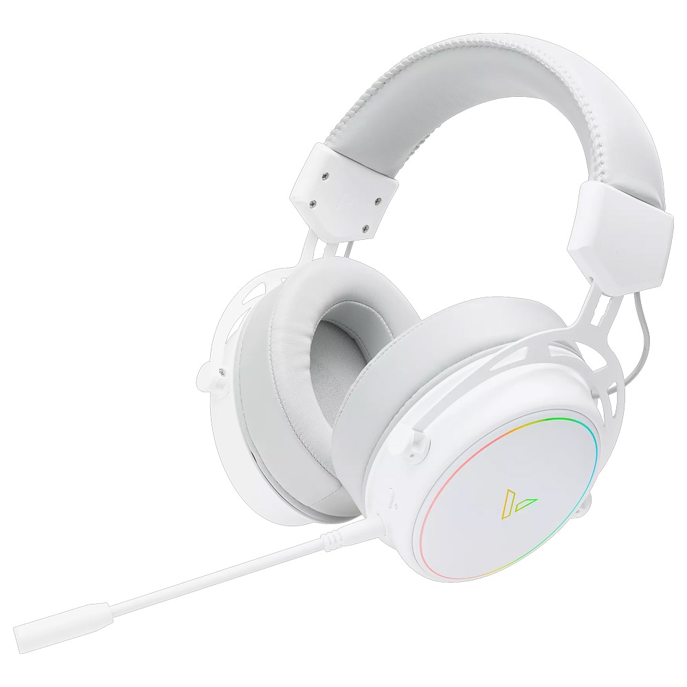 Rapoo VH800 trådløst spillhodesett med RGB - hvit