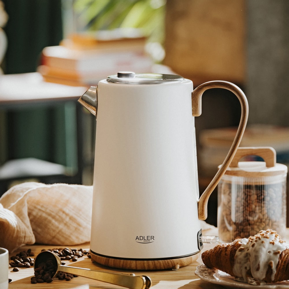 Vannkoker med automatisk avstengning 1,7L - Hvit