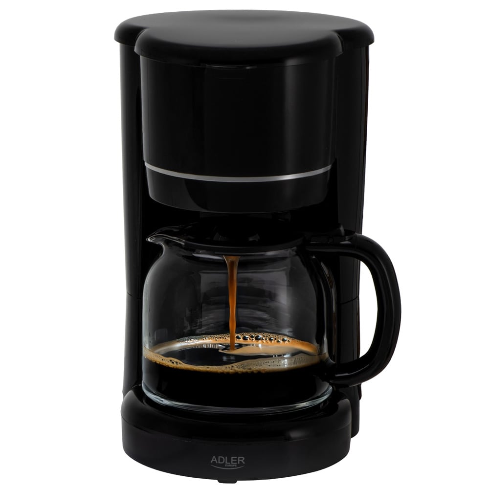 Kaffetrakter til 12 kopper / svart filterkaffetrakter / kaffebrygger / trakter