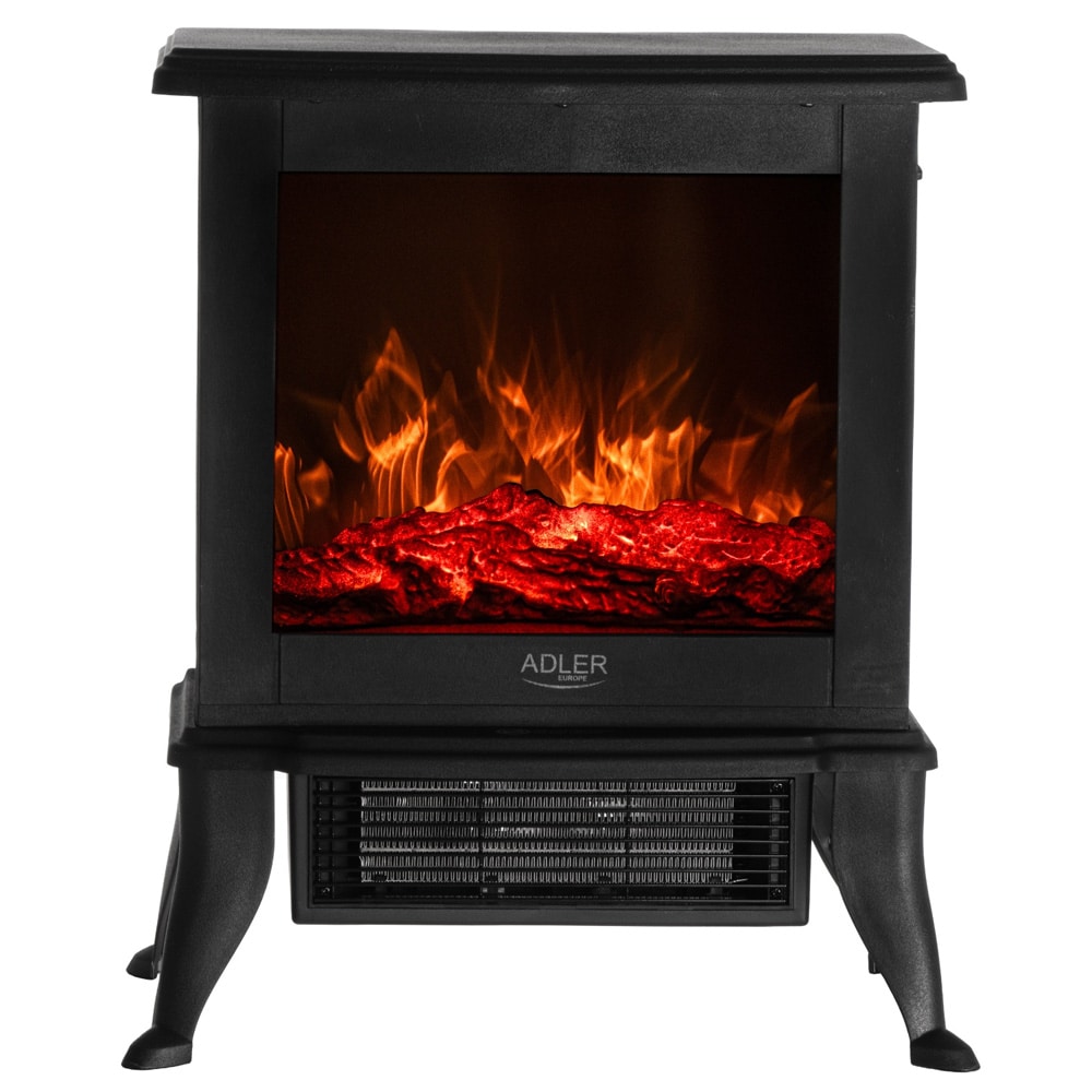 Elektrisk Peisovn med 3D-flammeeffekt – 1000/1800 W og Keramisk Varme