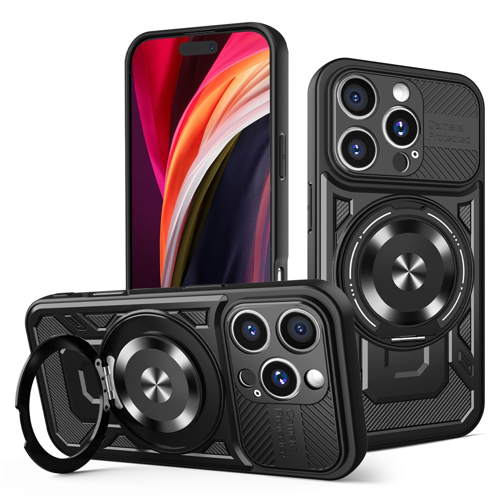 Beskyttelsesveske med MagSafe for iPhone 16 Pro - Svart