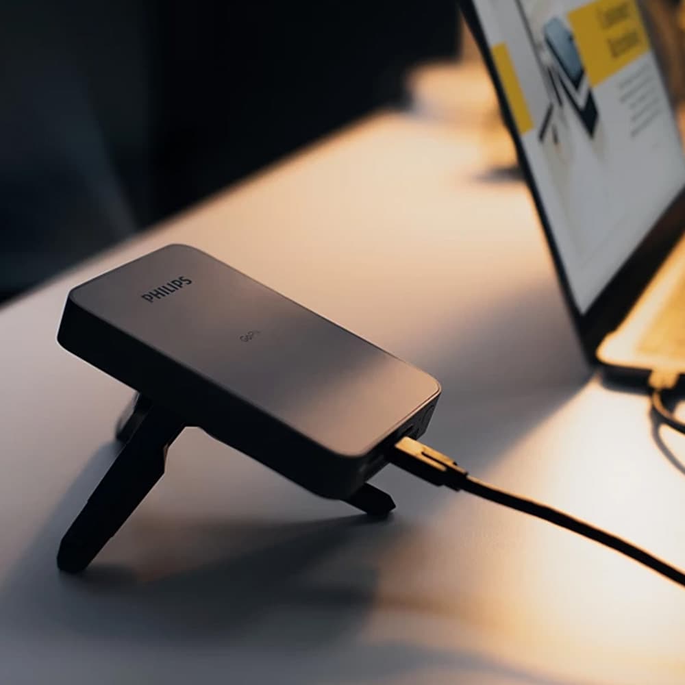 Philips GoPix 1 miniprojektor med 1080p-oppløsning / DLP-projektor / bildeprojektor / videoprojektor