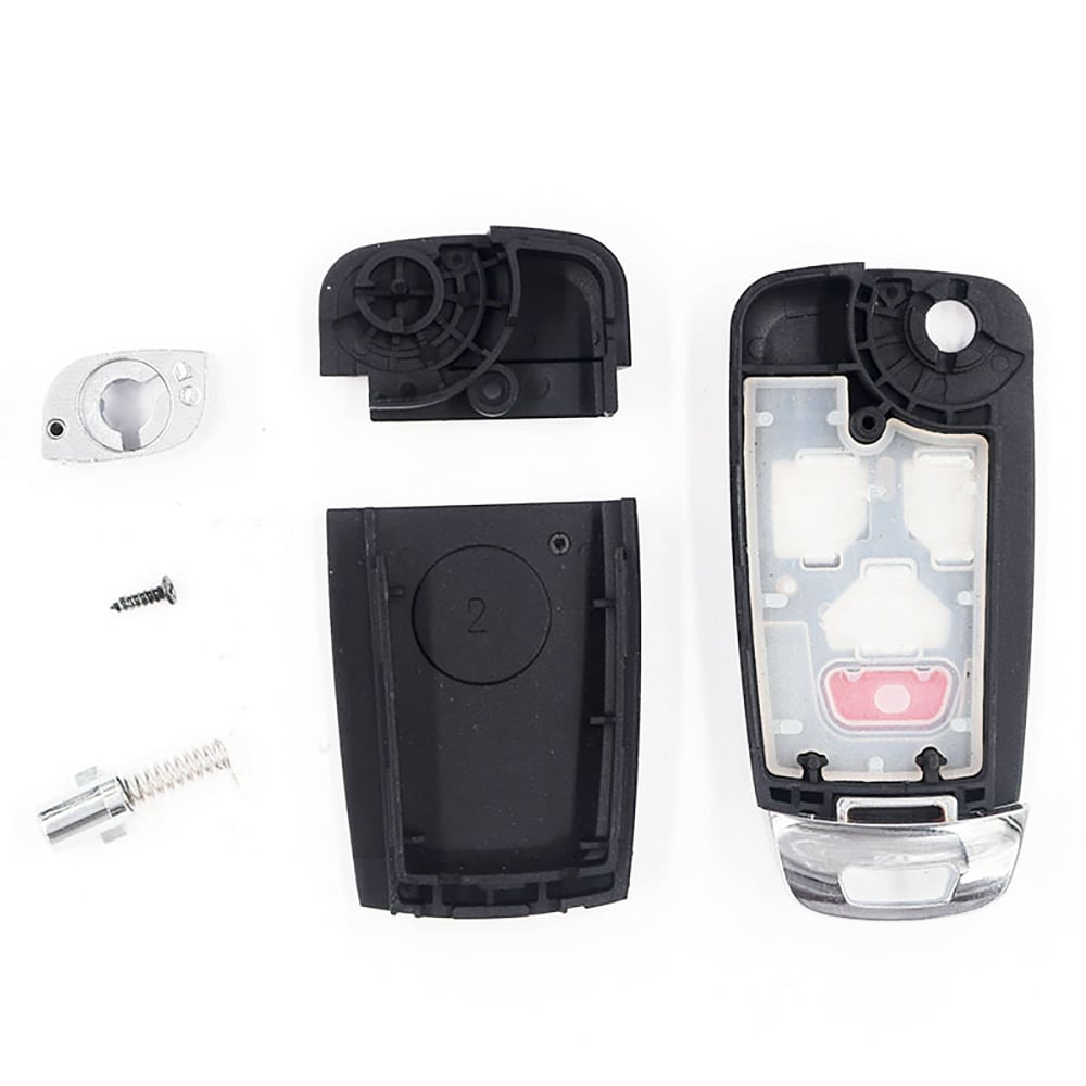 Bilnøkkelskall med 3+1 knapper for Audi A4/A5/A6/.VVDI.