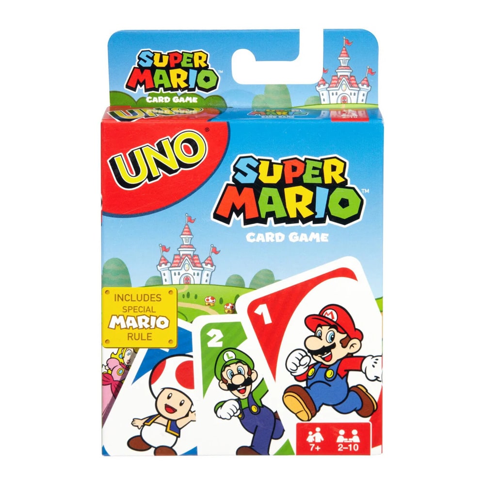 UNO Super Mario Edition - Kortspill med spesialkort og ikoniske figurer