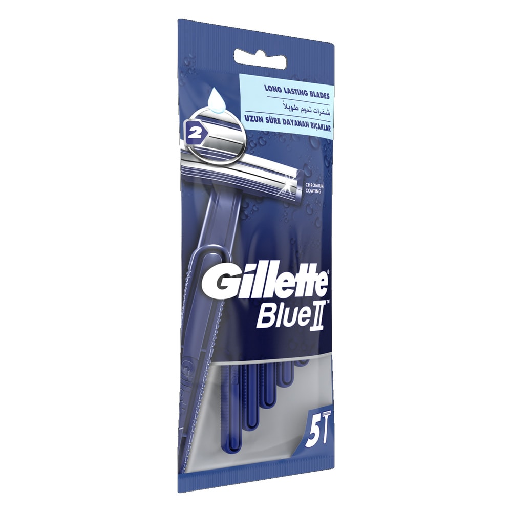Gillette Blå II Engangsfly 5-pakning