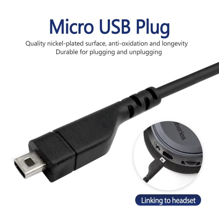 Lydkabel med USB til 3,5 mm k-kontakt for SteelSeries Arctis Prime/3/5/7/Pro