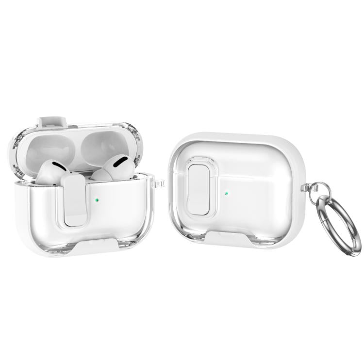 Beskyttelsesetui med stativ for AirPods Pro 2 - Hvit