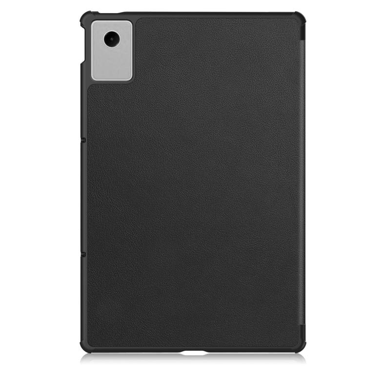 Trifold-etui med stativ til Lenovo Idea Tab Plus 12,1" – Svart