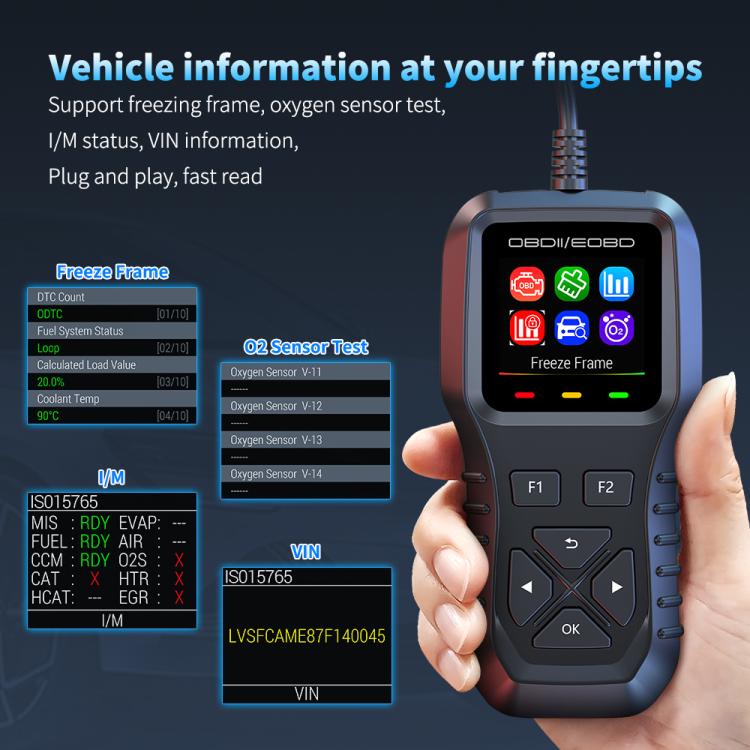 K1 OBD2-skanner for bil