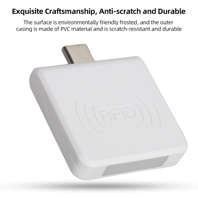 RFID-leser 13,56 MHz / 14443A med USB-C-kontakt