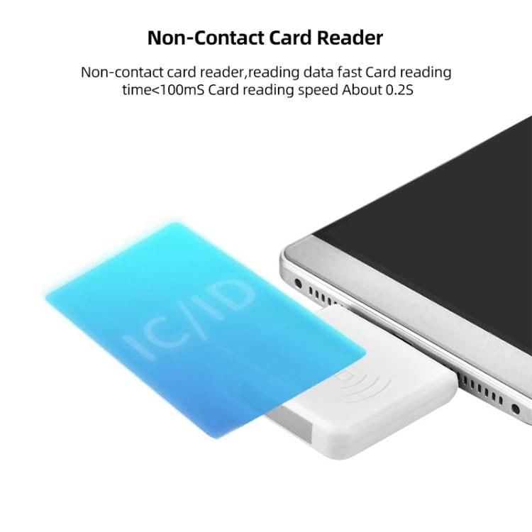 RFID-leser 13,56 MHz / 14443A med MicroUSB-kontakt