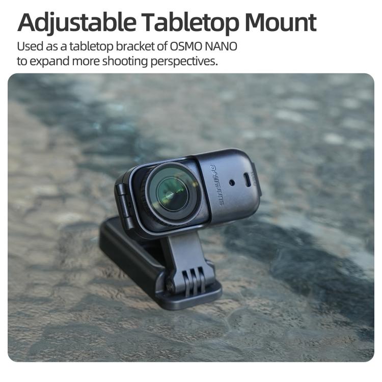 Magnetisk feste med 360 graders rotasjon for DJI Osmo Nano - Svart