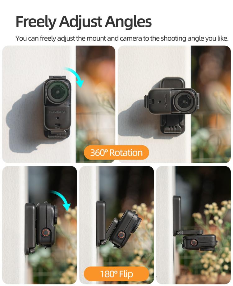 Magnetisk feste med 360 graders rotasjon for DJI Osmo Nano - Svart