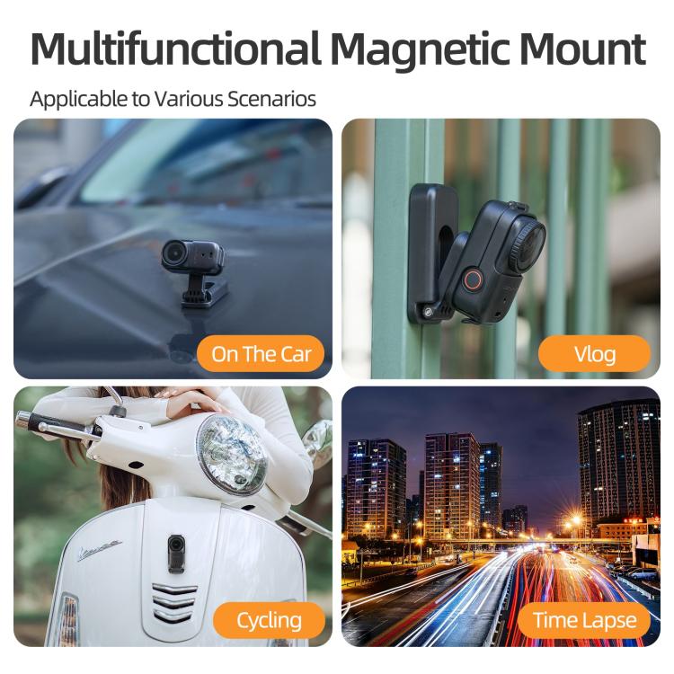 Magnetisk feste med 360 graders rotasjon for DJI Osmo Nano - Svart
