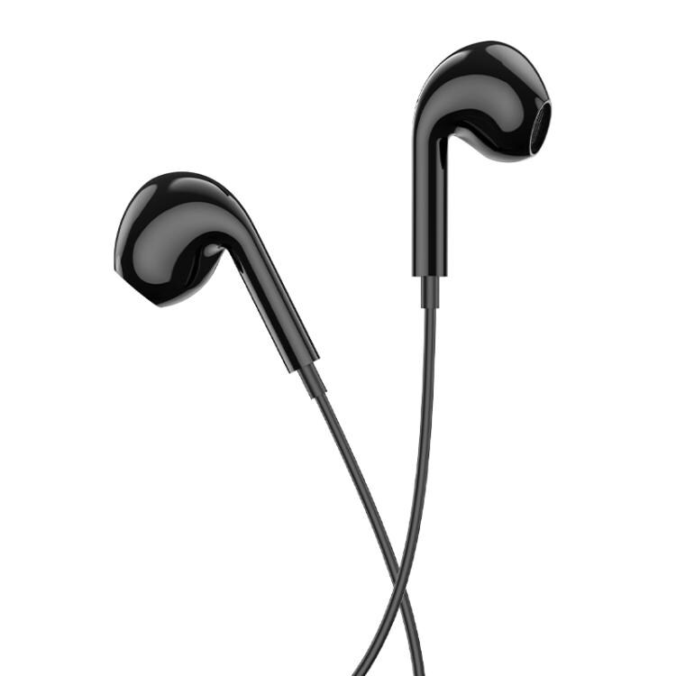 Borofone BM100 In-Ear-hodesett med 3,5 mm 1,2 m - Svart