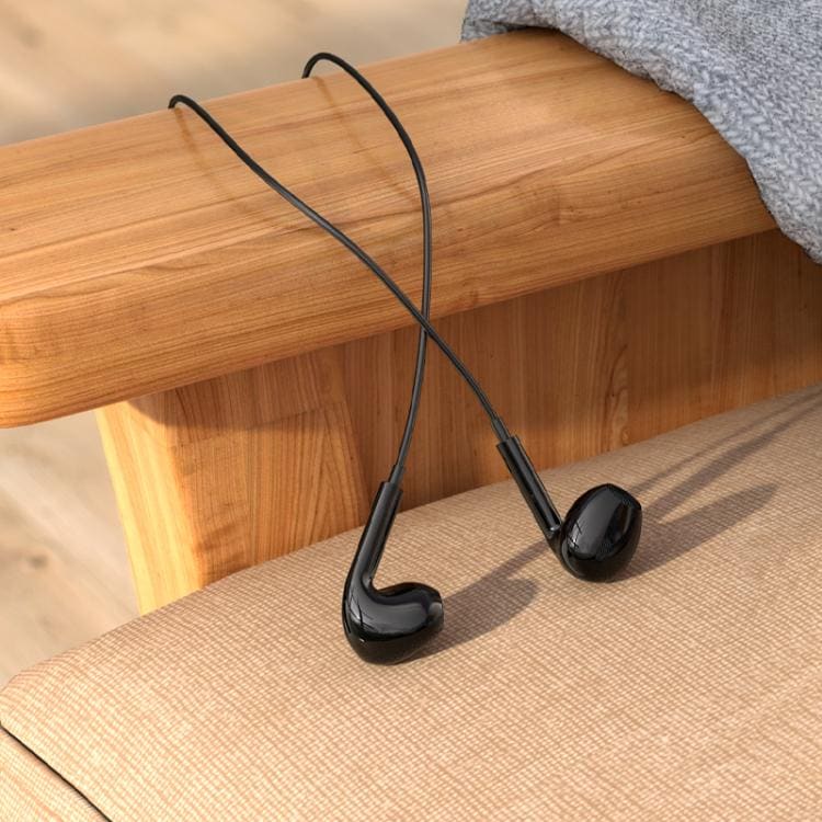 Borofone BM100 In-Ear-hodesett med 3,5 mm 1,2 m - Svart