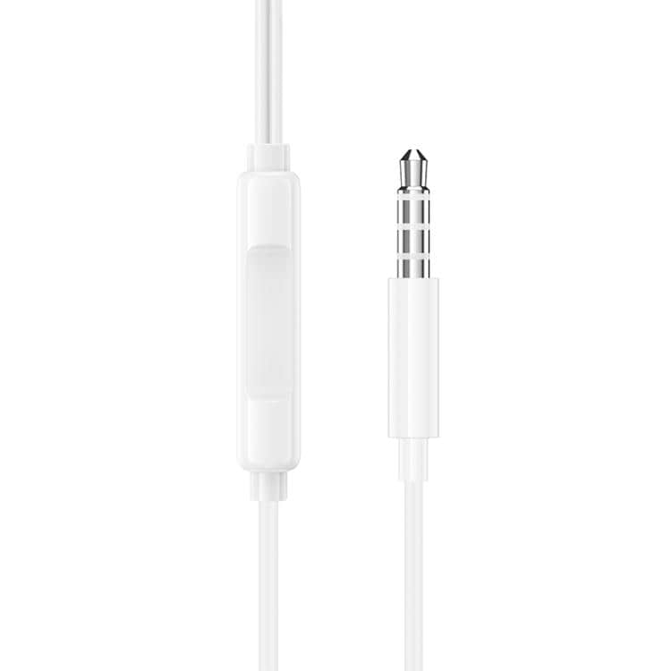 Borofone BM100 In-Ear-hodesett med 3,5 mm 1,2 m - hvit