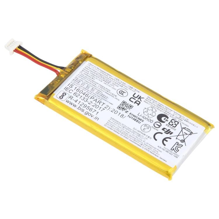 Batteri 1950 mAh til DJI Mic - BSX300 / BHX211 / DMR02 (BSX300-1950-3,87)