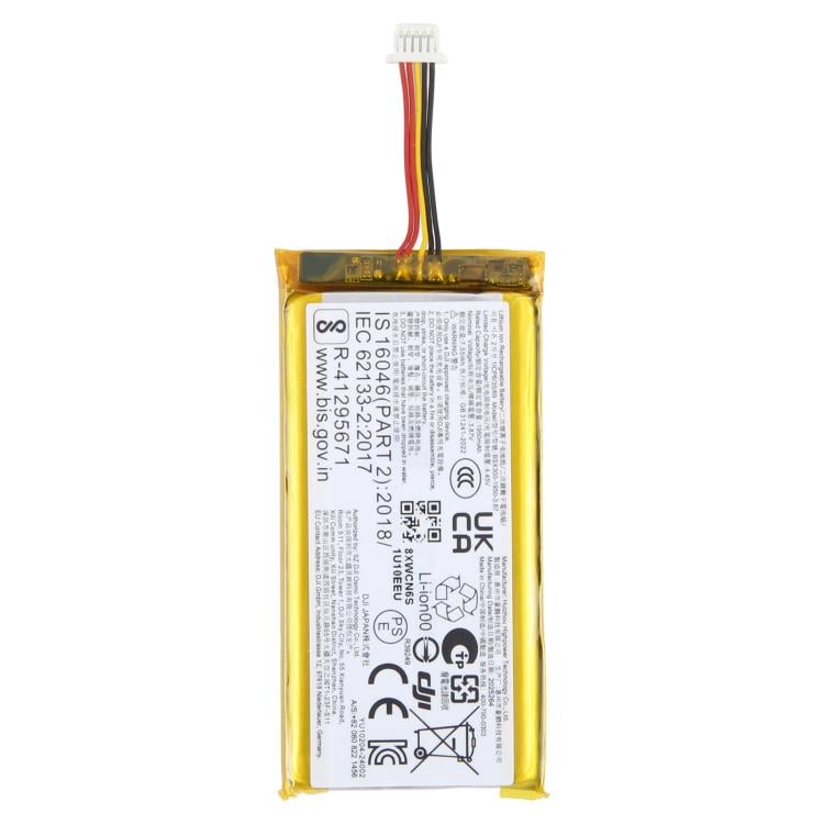 Batteri 1950 mAh til DJI Mic - BSX300 / BHX211 / DMR02 (BSX300-1950-3,87)