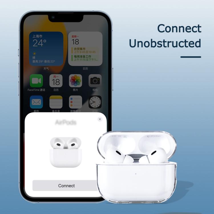 Deksel til AirPods Pro 3 – Transparent