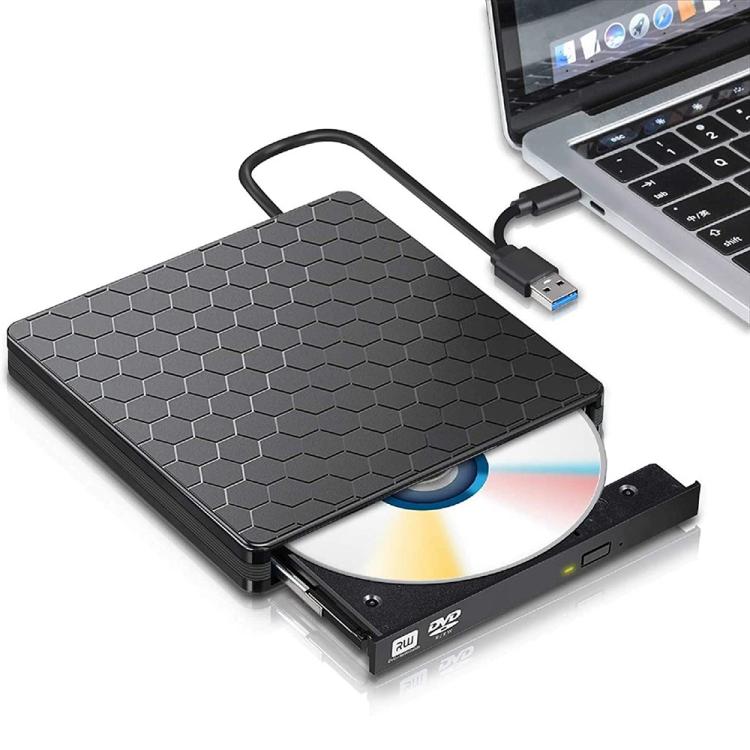 Ekstern DVD/CD-brenner med USB 3.0 og USB-C