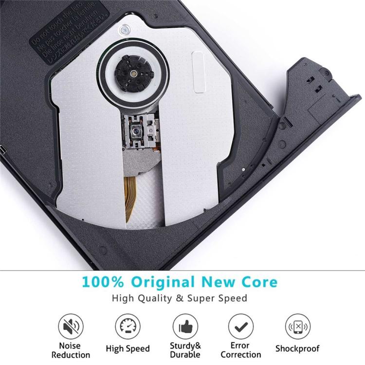 Ekstern DVD/CD-brenner med USB 3.0 og USB-C