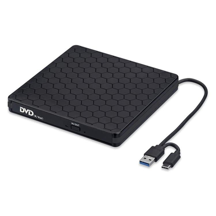 Ekstern DVD/CD-brenner med USB 3.0 og USB-C